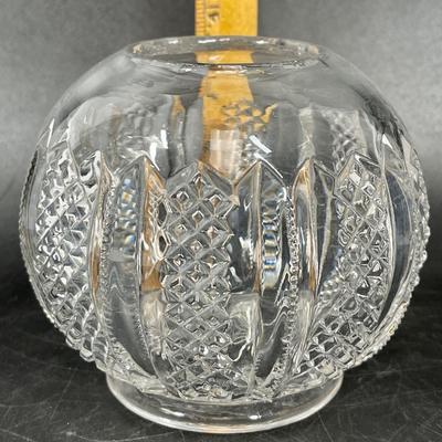 Glass Ball Candle Holder