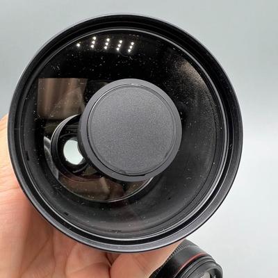 Pair of DSLR Digital Camera Lenses Phoenix 500mm Mirror Lens & Sigma 300mm Macro Lens