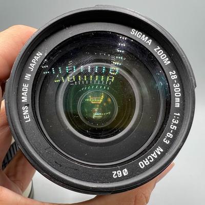 Pair of DSLR Digital Camera Lenses Phoenix 500mm Mirror Lens & Sigma 300mm Macro Lens