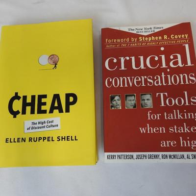 6 Non-Fiction Books about business: Cancel the Meetings -to- The Future is Smart