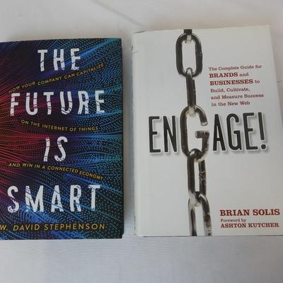 6 Non-Fiction Books about business: Cancel the Meetings -to- The Future is Smart