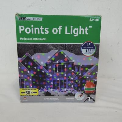 Christmas Lightshow Projection Points of Light-122 Programs. No remote or stand.