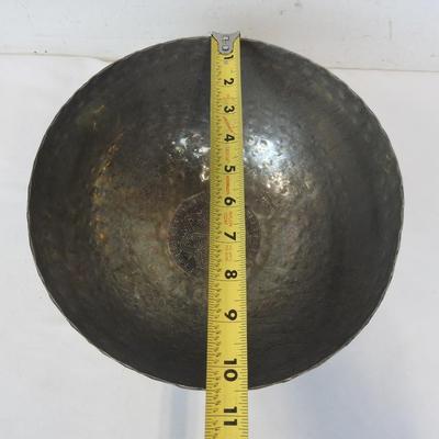 2 pc Metal Kitchen Party: Metal Beverage Tub & Serving Bowl