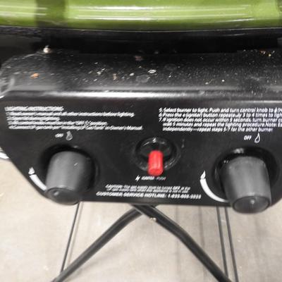 Ozark Trail 2 Burner Portable Gas Barbeque, Green