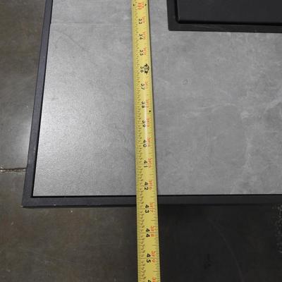 Propane Firepit Table by Topeakmart. Ceramic Table top. Cracked & missing piece