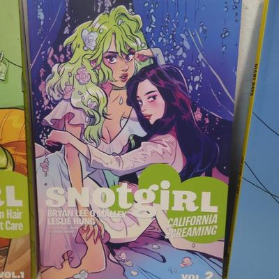 3 Graphic Novel Books: Snotgirl Volumes 1 & 2, Giant Days