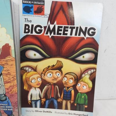 3 Graphic Novel Books: UFOlogy, Mech Cadet Yu, & The Big Meeting