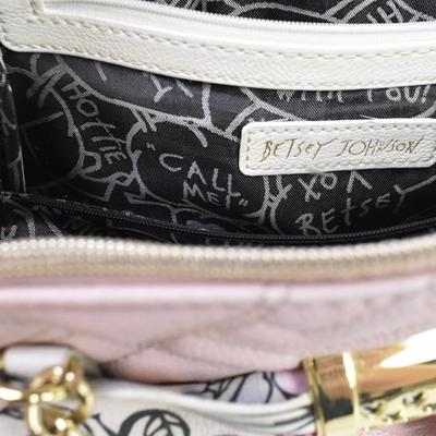 3 Purses: Betsy Johnson, Bebe, Relic, Pink, Gray, Floral