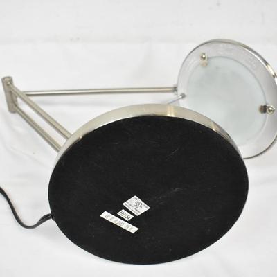 Metal Adjustable Desk Lamp, 2 Brightness Settings, 27" Tall