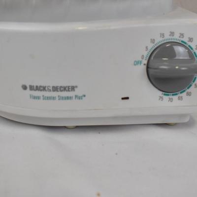 Black and Decker Small Kitchen Appliances, Steamer and Food Processor