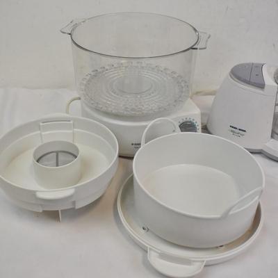 Black and Decker Small Kitchen Appliances, Steamer and Food Processor