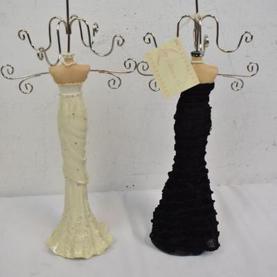 Set of 2 Fashion Mannequin Decor & Jewelry Display and Organization