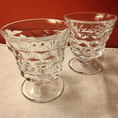 Footed Fruit Cocktail American Glass by FOSTORIA