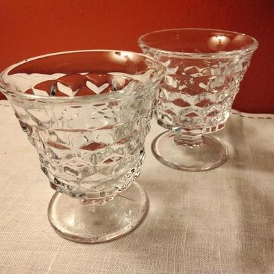 Footed Fruit Cocktail American Glass by FOSTORIA