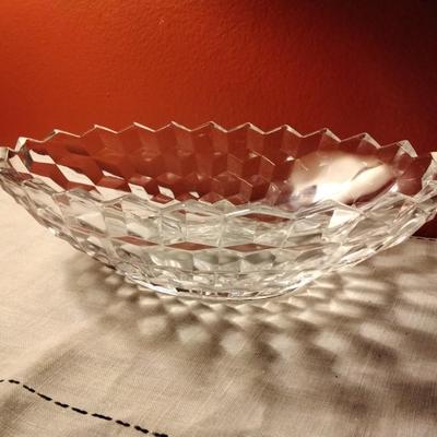 Oval Serving Dish American Clear by FOSTORIA