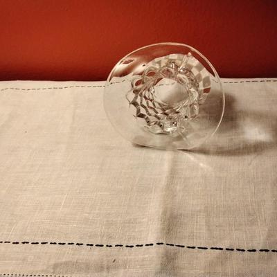4" Topper (Top Hat) American Clear by FOSTORIA