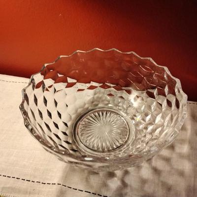 Large Serving Bowl American Clear by FOSTORIA