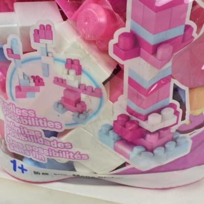 Baby Toys and Accesories: Monkey Puppet, Unicorn, Blanket, and Bibs, Mega Blocks