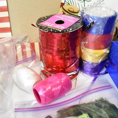 Holiday And Gifting Supplies, Tissue Paper, Gift Bags, Ribbon
