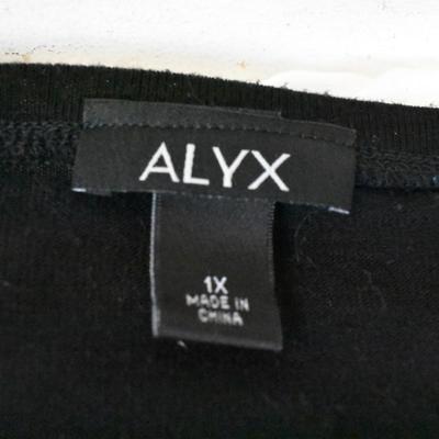 Wonem's 1x-3x Clothing: 1-Black Top, 3 Jackets, 1 Sleeveless Top, Misook