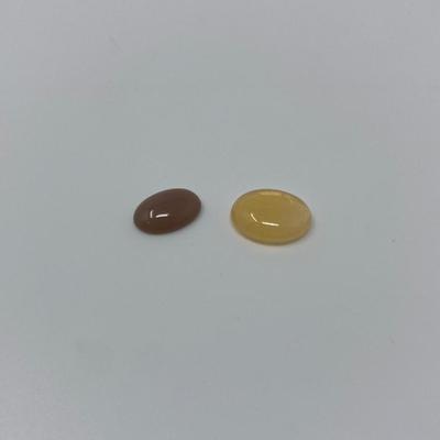 Brown and Golden Tone Moonstones