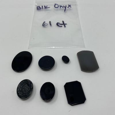 Collection of Black Onyx Stones