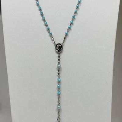 The Glass Bead and Pendant Rosary Lot