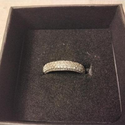 Marcasite Sterling Silver Ring Size 6