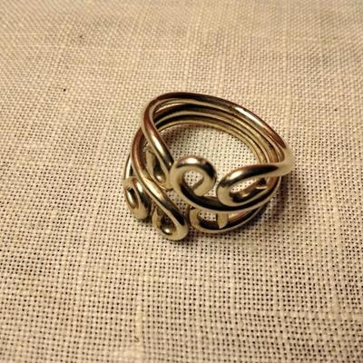 925 Braided Ring Size 8.5