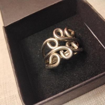 925 Braided Ring Size 8.5