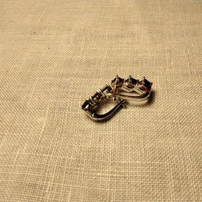 3ct Garnet Leverback Earrings