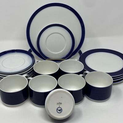 Rosenthal Germany K Composition Cobalt Blue Dinnerware - Discontinued
