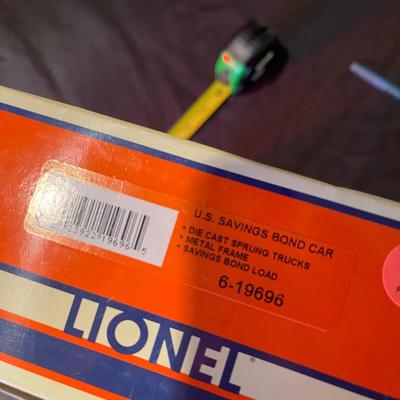 Lionel Trains "US savings bonds car"