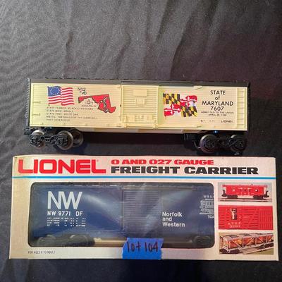 (2) vintage Lionel Trains