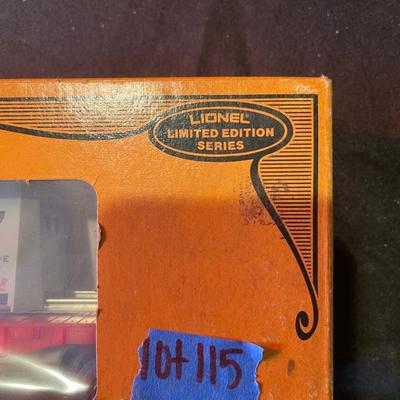 Lionel "Radioactive waste car w/waste containers"