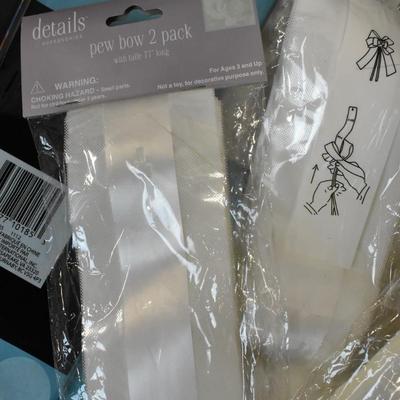 Assorted Party Supplies, Tissue Paper, Candles, Doilies, Butterfly Accessories
