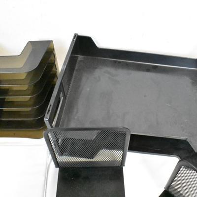 12 Piece Office, Paper Organizers, Paper, Pens