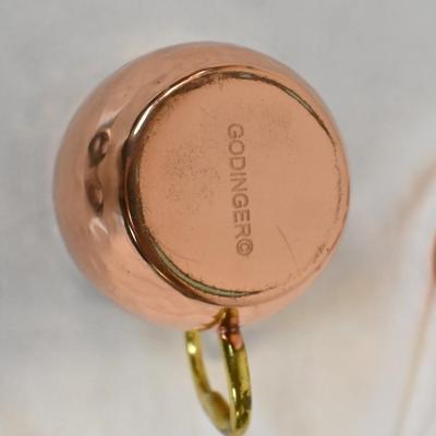2 Godinger Copper Mugs
