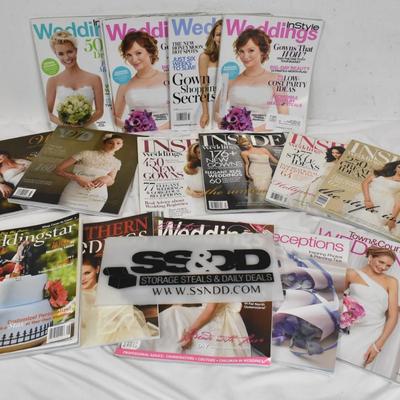 15 Bridal/Wedding Magazines, inside, YWD, Weddings In Style