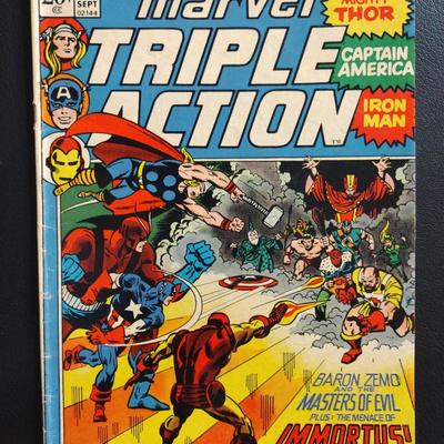 Marvel Triple Action and The Invincible Iron Man Comics