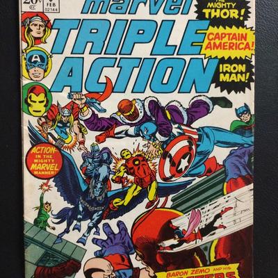 Marvel Triple Action and The Invincible Iron Man Comics