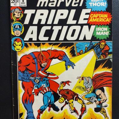 Marvel Triple Action and The Invincible Iron Man Comics