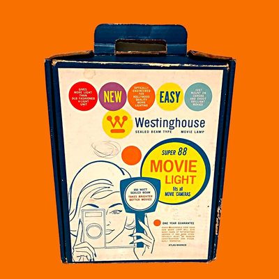 Vintage Westinghouse Movie Lamp