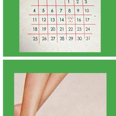 May - October 1946 Alberto Vargas Pin Up Girl Calendar Pages