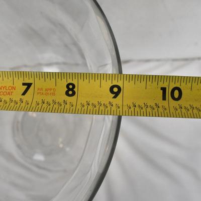 Large Glass Centerpiece, 16" Tall