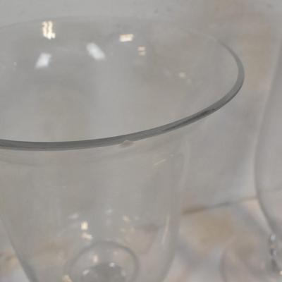 2 Large Glass Candy Containers With Lids