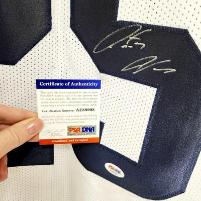 PSA AUTHENTICATED PEYTON BARBER #25 SIGNED JERSEY