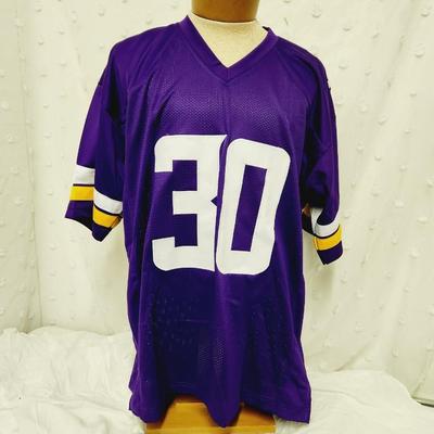 PRISTINE AUTHENTICATED CJ HAM SIGNED VIKINGS FOOTBALL JERSEY
