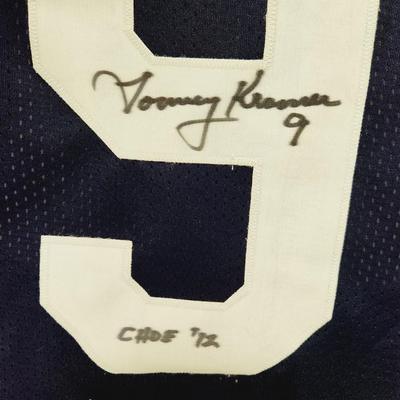 PSA AUTHENTICATED #9 TOMMY KRAMER RICE UNIVERSITY OWLS FOOTBALL JERSEY