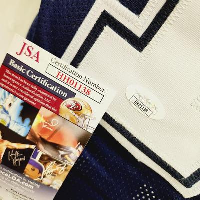 JSA AUTHENTICATED #44 LINCOLN COLEMAN SIGNED FOOTBALL JERSEY